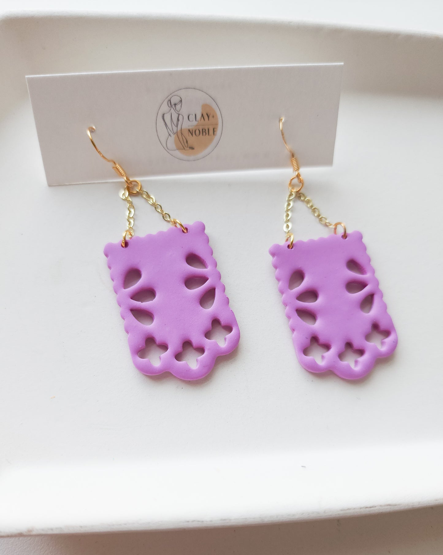 Papel picado in purple