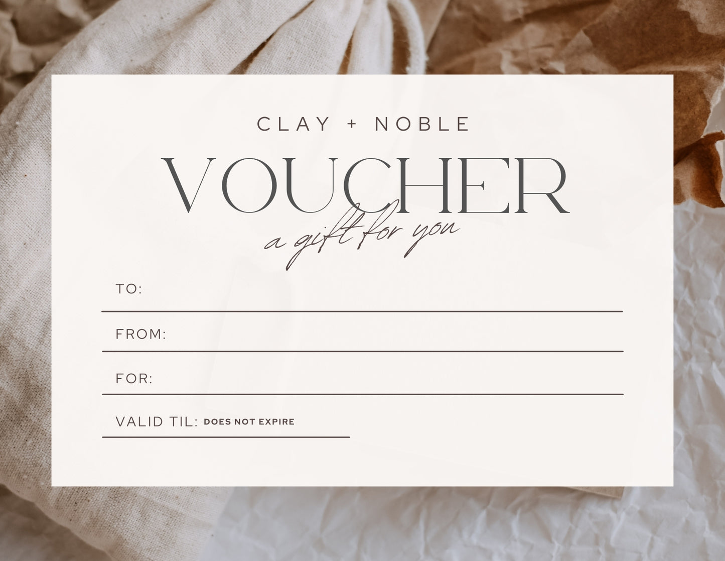 Clay + Noble Gift Card