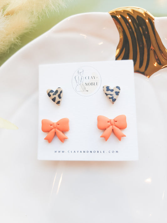 Fall bow stud set