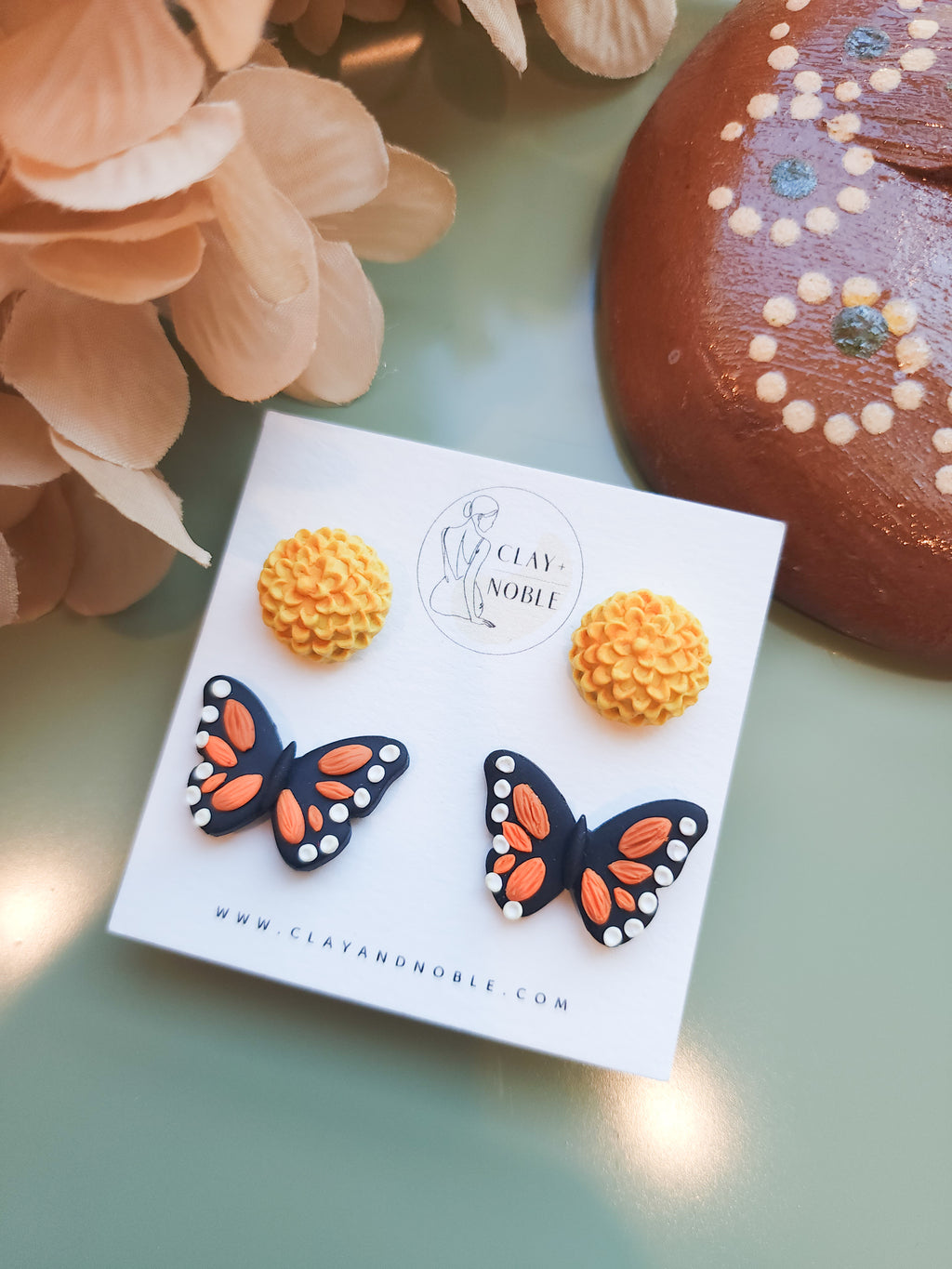 Mariposas stud set