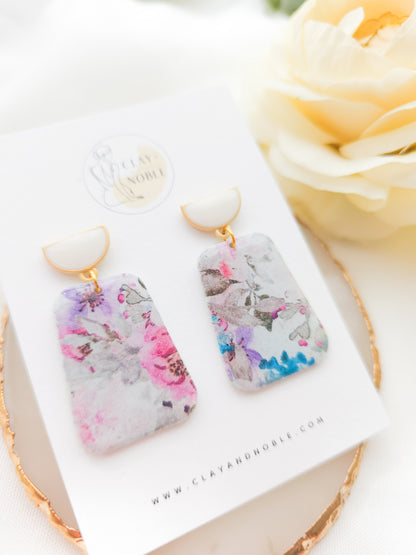 Soft floral dangles