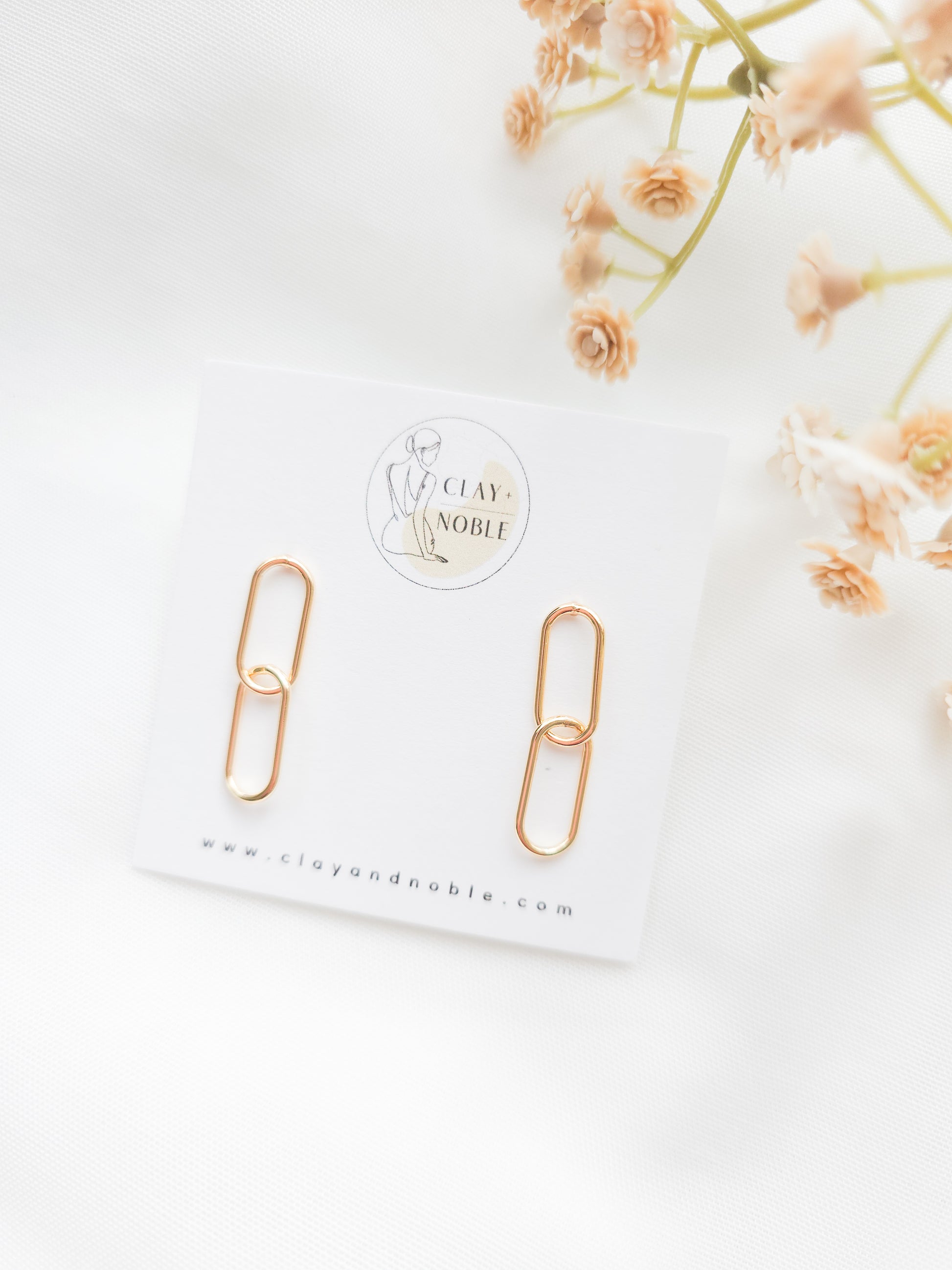 You are Loved linked earrings