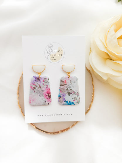 Soft floral dangles