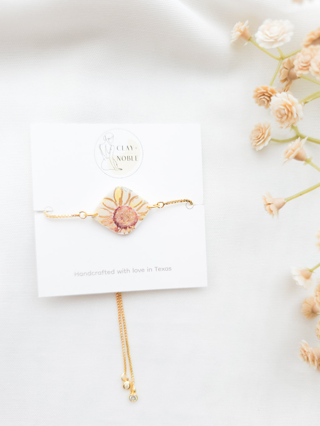 Dainty Sunflower bracelet 🌻