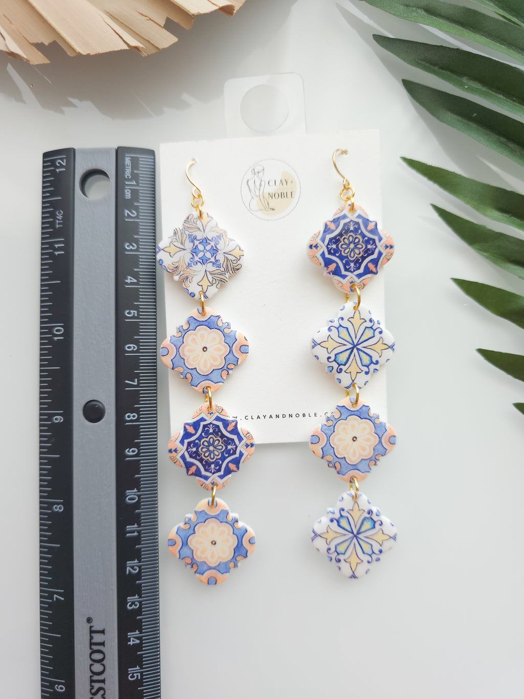 Sanctuary Summer Mosaic statement dangles
