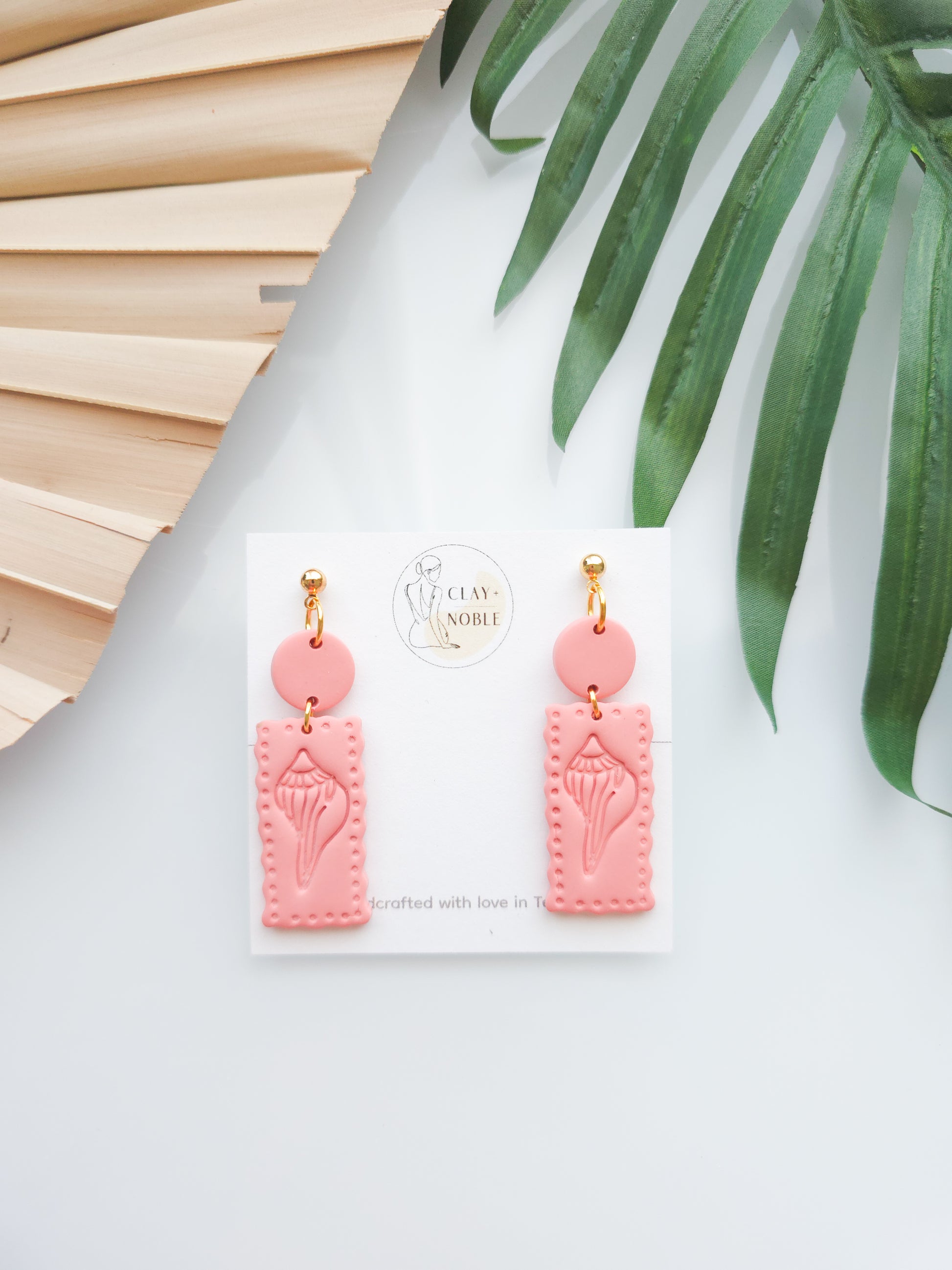 Coastal breeze dangles (in peach)