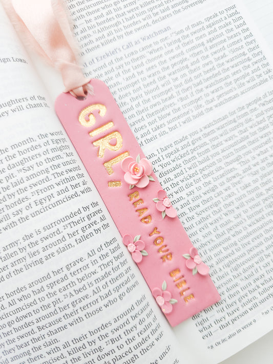 Girl, read your Bible bookmark