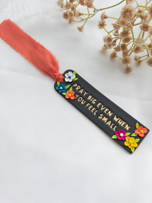 Pray Big bookmark