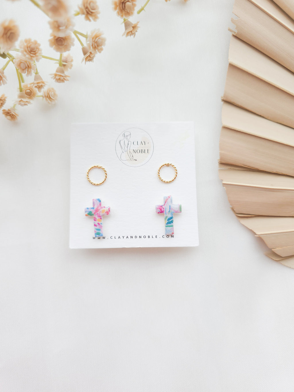 Spring's Redemption cross stud set