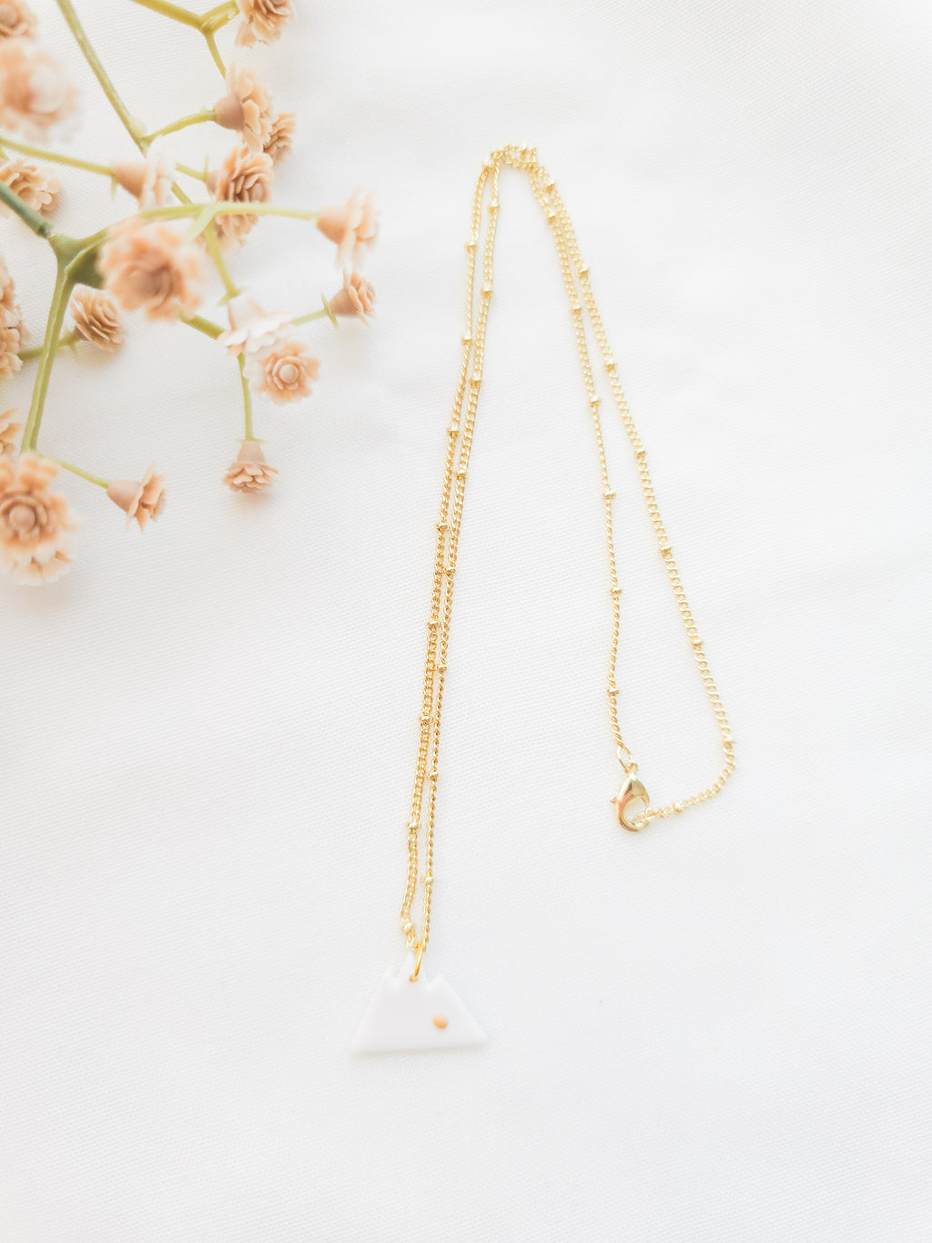 Mustard seed & Mountains necklace