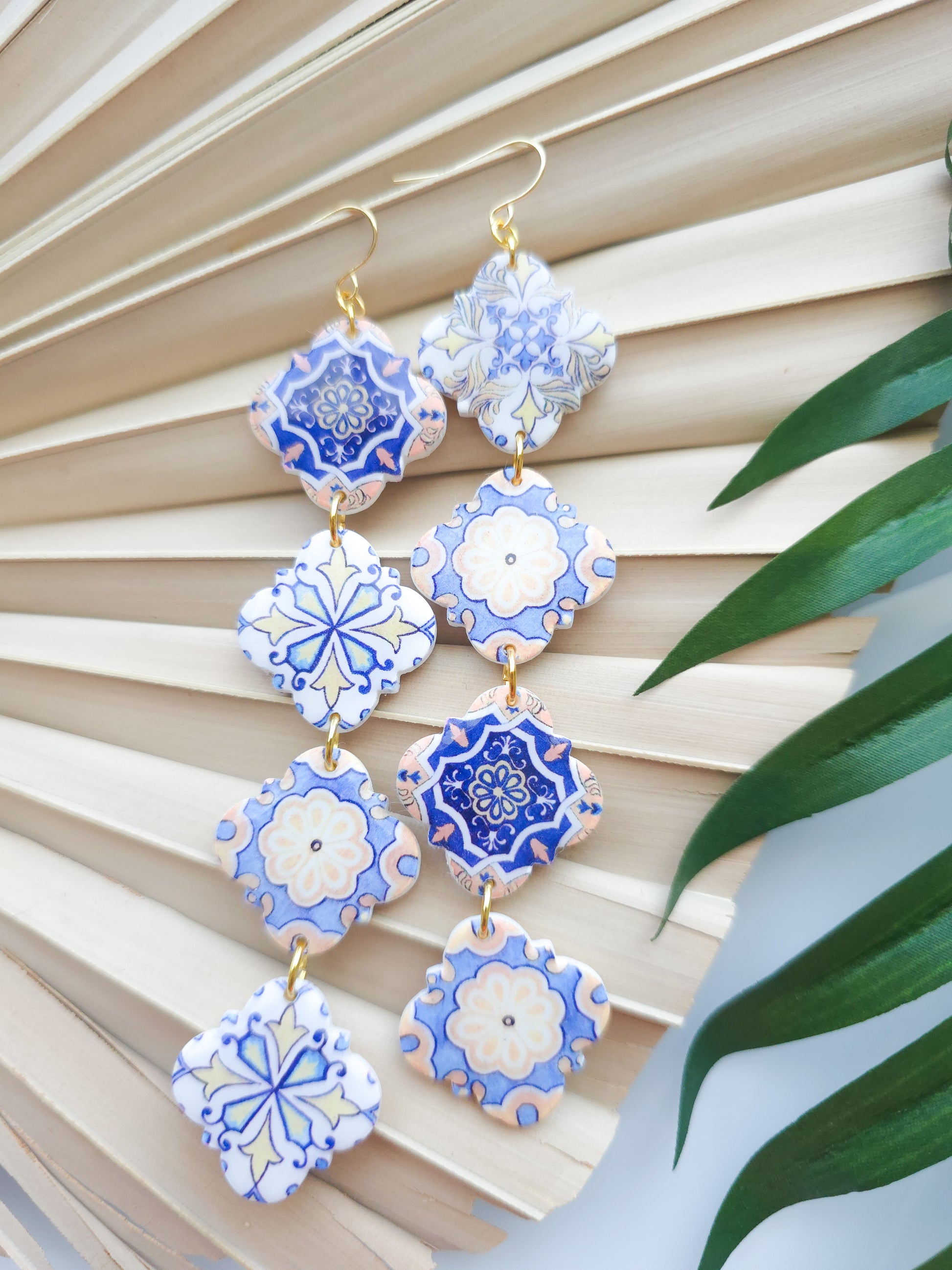 Sanctuary Summer Mosaic statement dangles