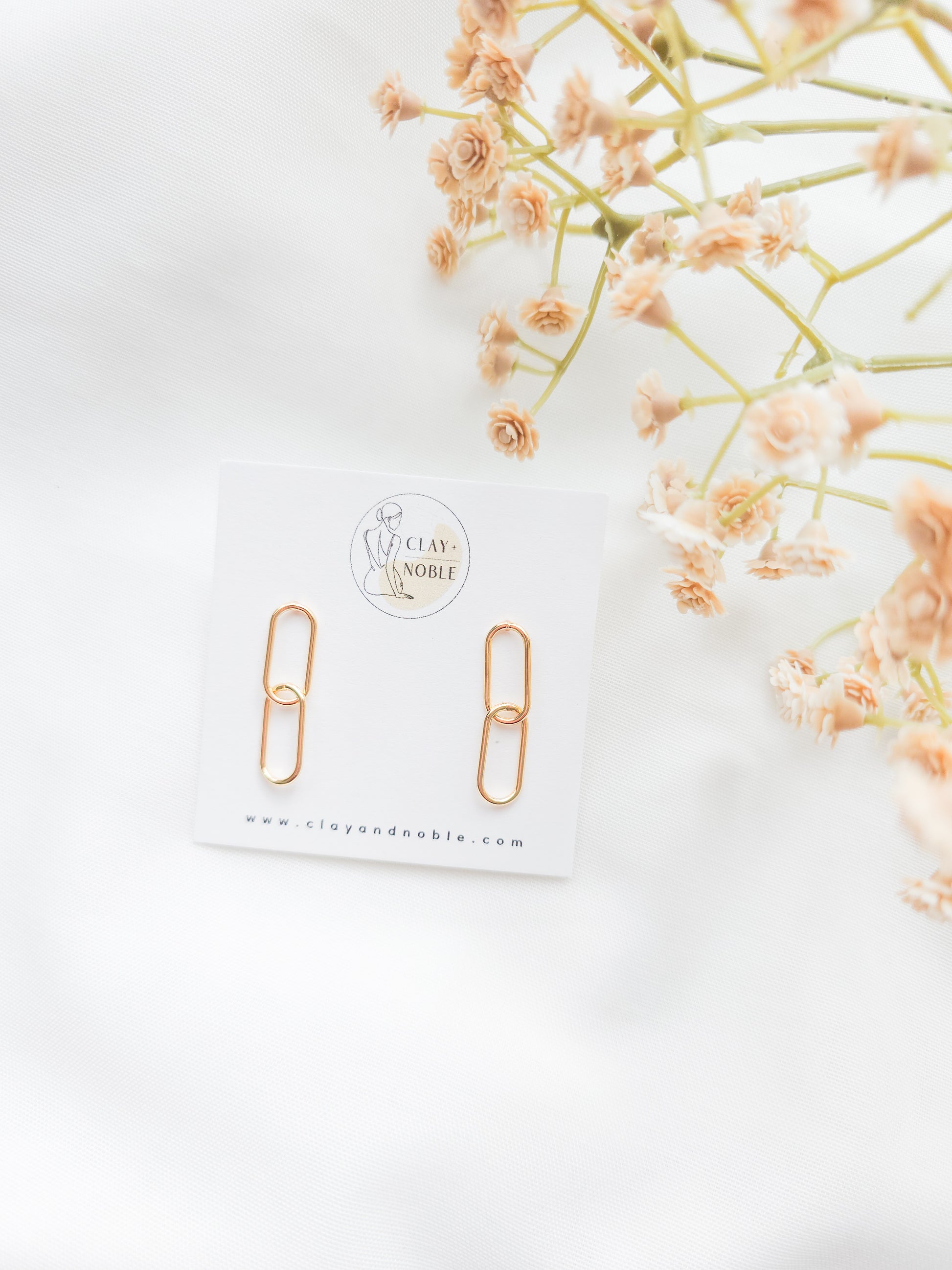 You are Loved linked earrings