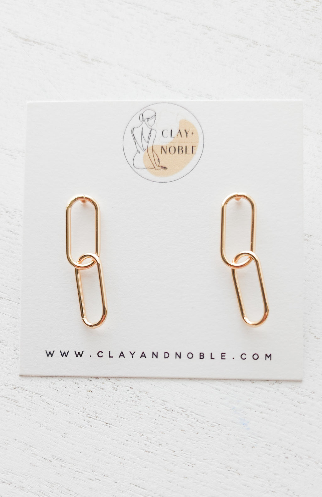 You are Loved linked earrings