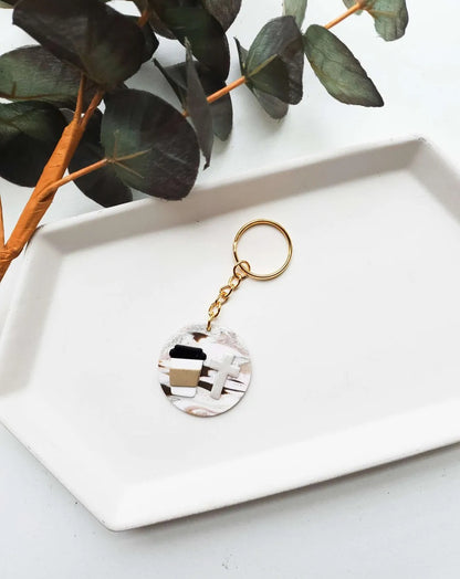 But first, Jesus & Coffee keychain