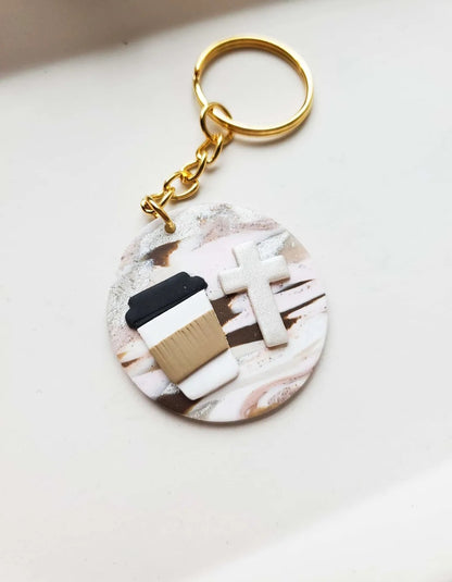 But first, Jesus & Coffee keychain